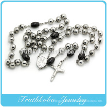 2016 haut de gamme bi-ton et noir collier de chapelet de grosses perles bijoux à vendre